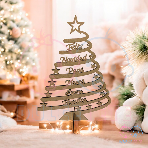 Árbol de Navidad con Nombres