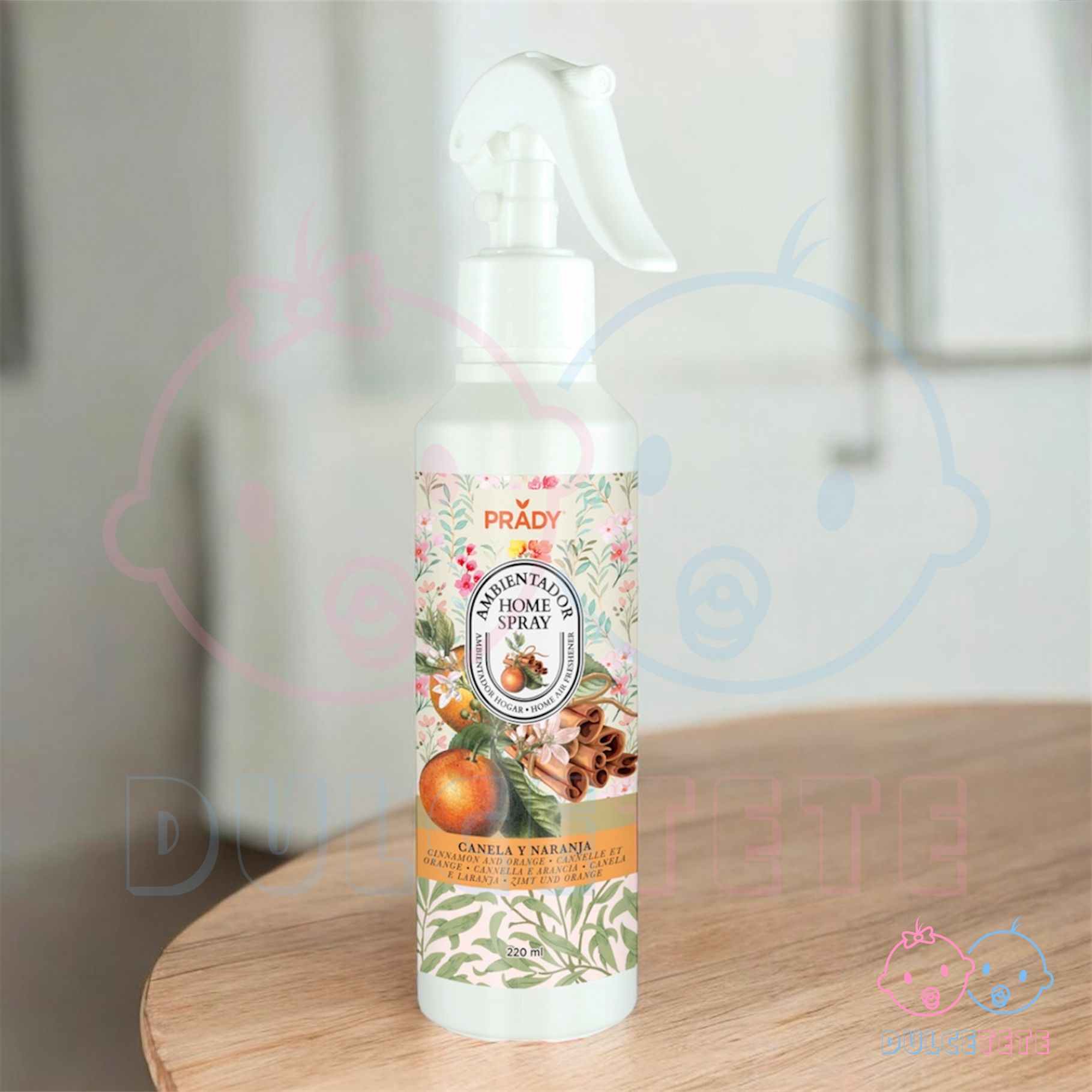 Ambientador Spray Canela y Naranja