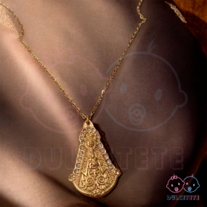 Colgante Virgen del Rocío con Piedras