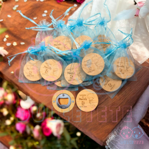 Abridor Imán Personalizado de Bambú