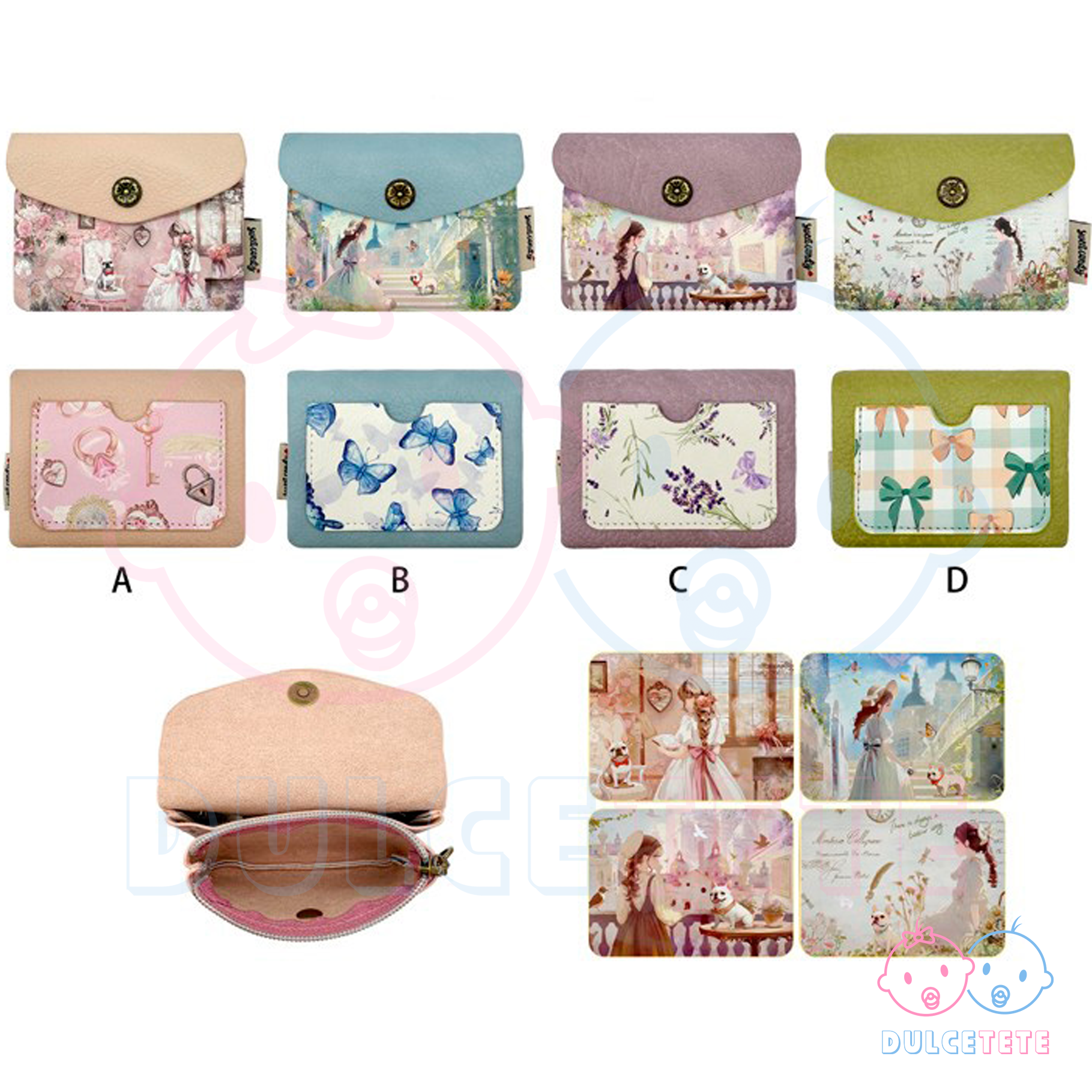 Monedero con Diseño de Muñeca Sweet Candy en Lata