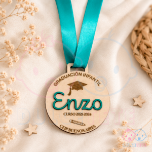 Medalla de Graduación Infantil Personalizada