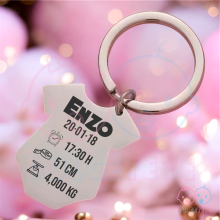 Llavero body plateado